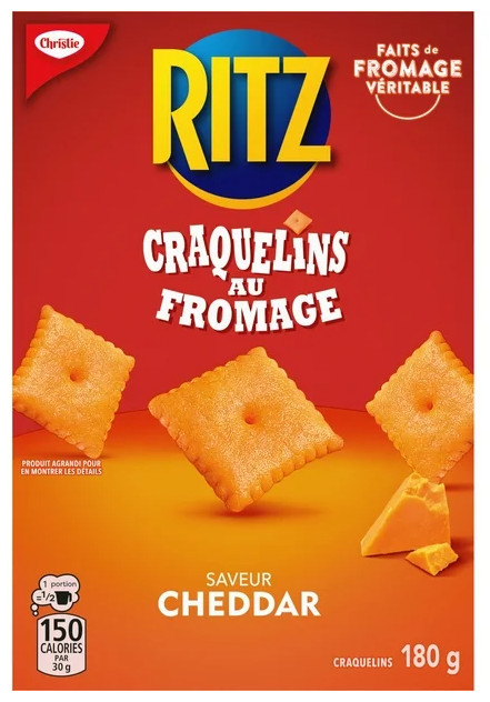 Ritz Cheese Nibs Cheddar Crackers 180g (3 Pack)