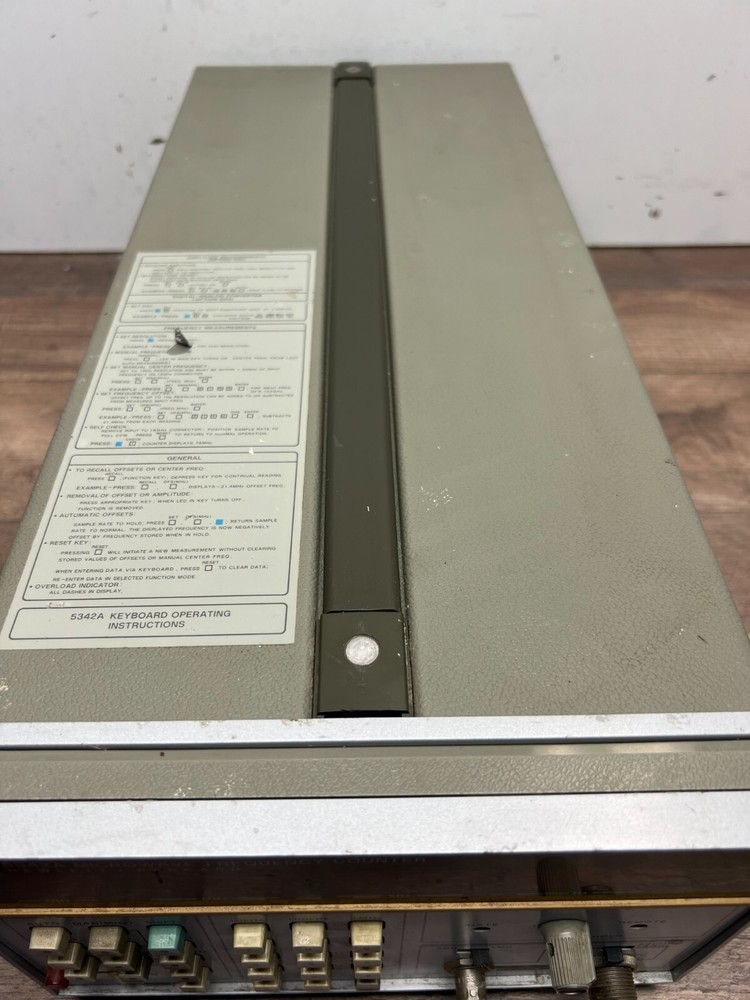 HP Agilent 5342A Microwave Frequency Counter OPT 002