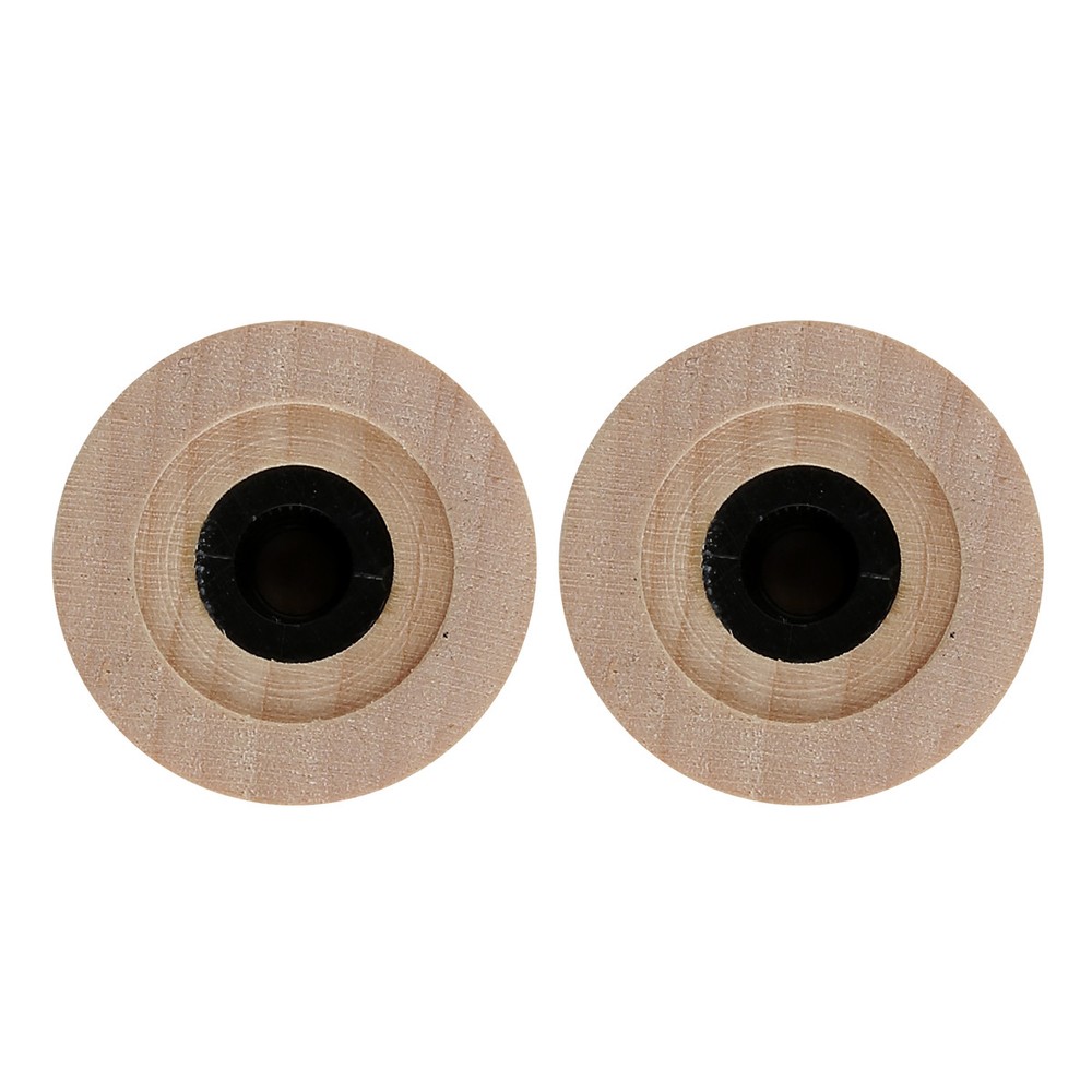 KAISH 4pcs Maple Wooden Knobs ST LP Style Bell Knobs Guitar Bass Top Hat Knob
