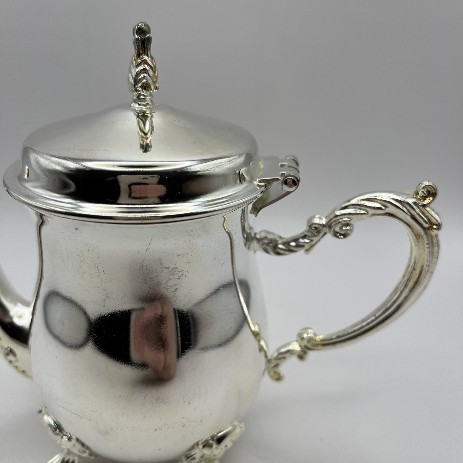 Vtg Godinger Silver Art Co. Silver Plated 4 Pc. Miniature Coffee Set