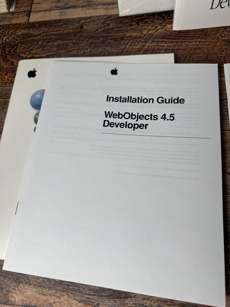 Apple Macintosh WebObjects Version 4.5 Complete Java Server Software Open Box