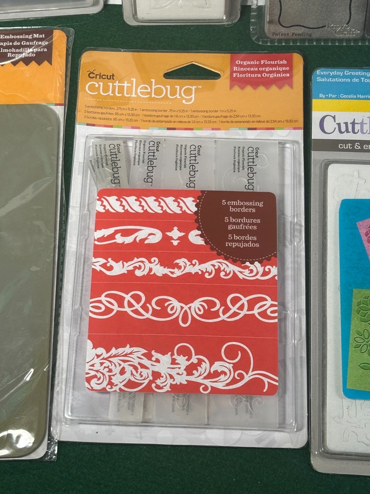 Lot of 13 Cuttlebug Items (see description)