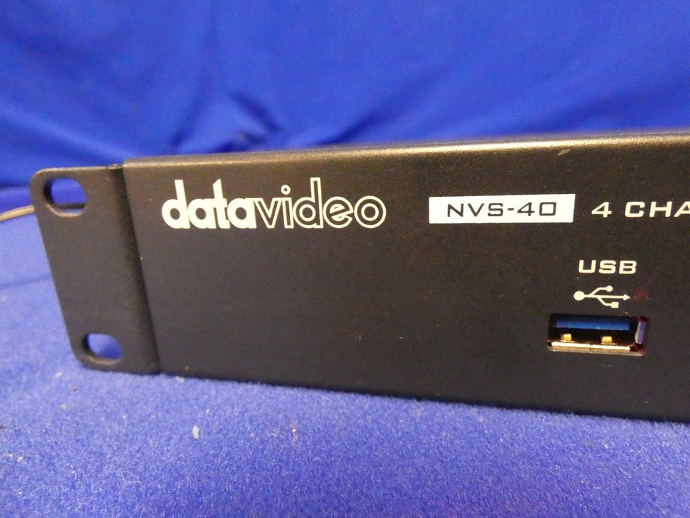 Datavideo NVS-40 4-Channel Streaming Encoder/Recoder w/Power Supply (no drives)