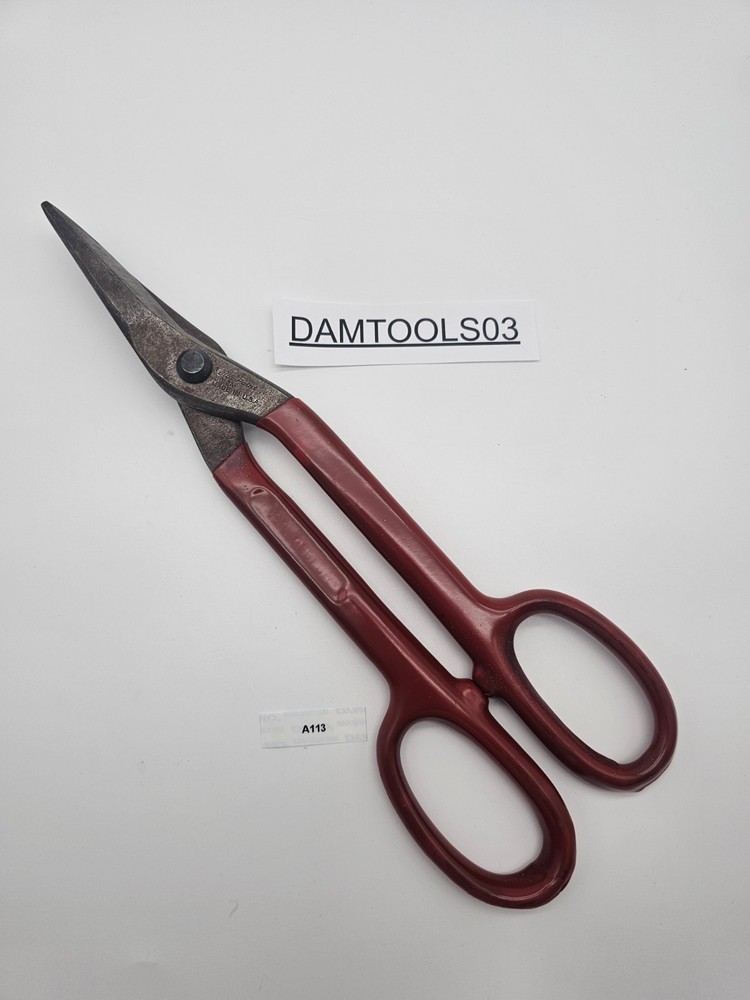 Blue-Point Tools  CD12A Red 12" Tin Snips USA