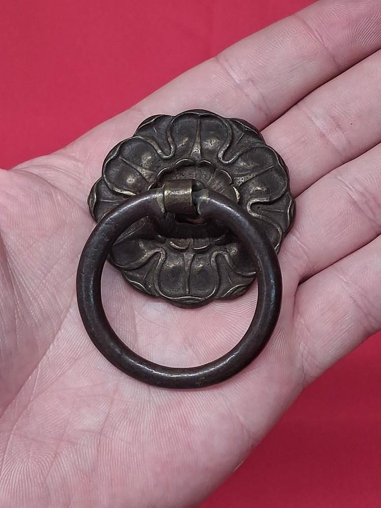 Vintage Antique Brass Drawer Pulls