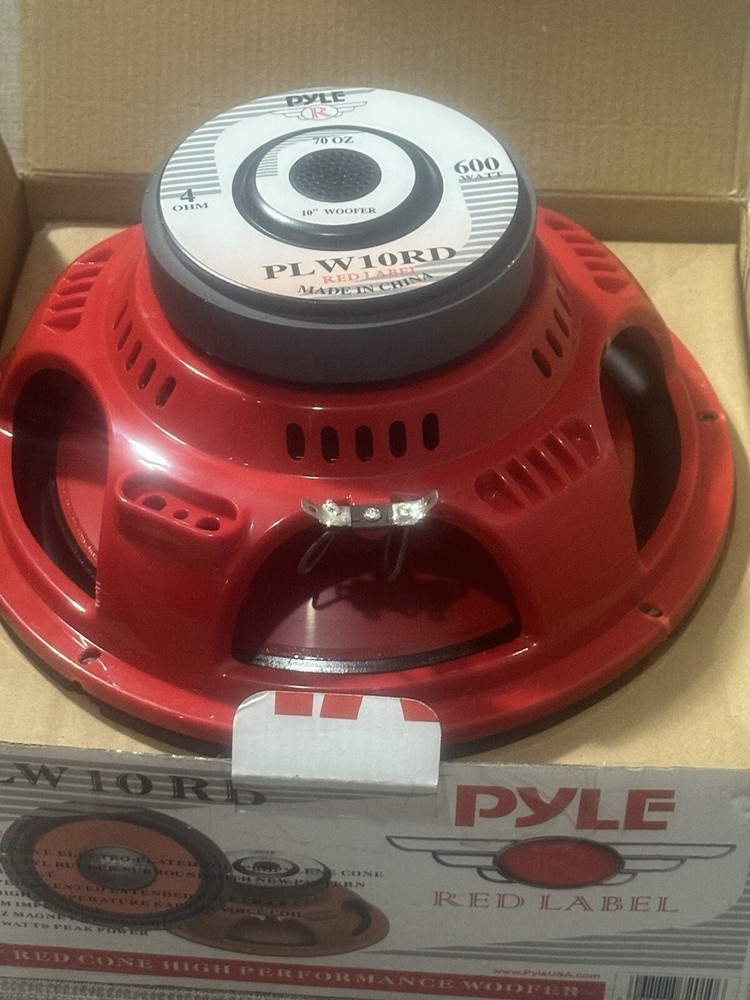 Pyle PLW10RD 1-Way 10in. Car Subwoofer