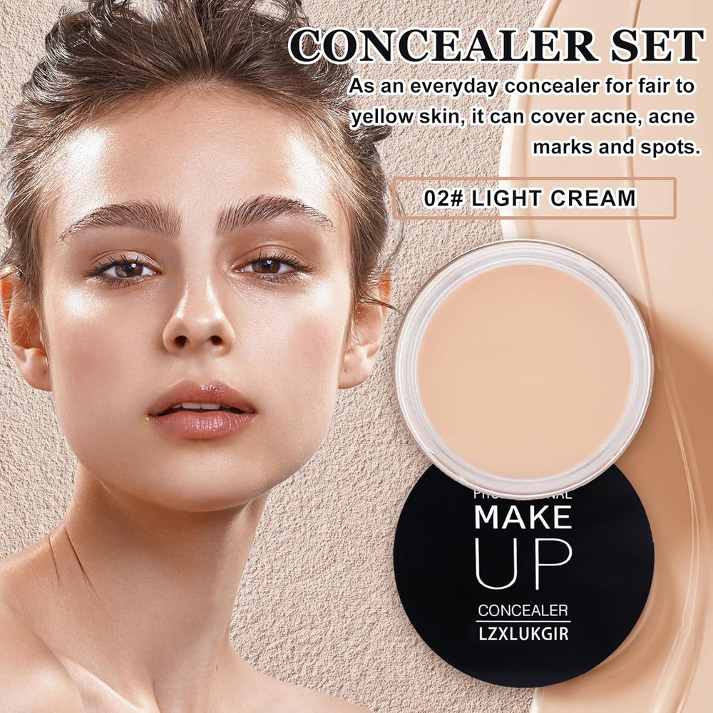Under Eye Concealer for Dark Circles, Color Corrector, Full Coverage, Brightener