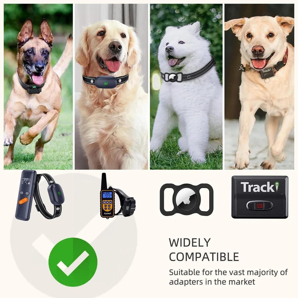 Collar Replacement Strap, Reflective Nylon Strap Dog Green
