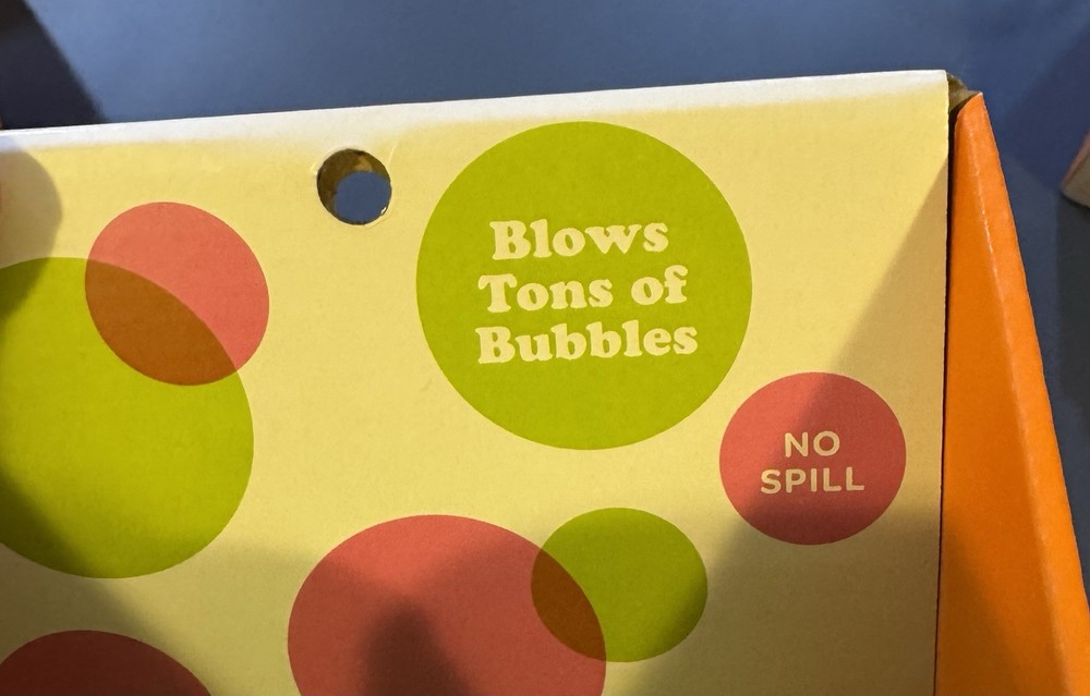 Sun Squad NO SPILL Bubble Maker With Easy Carry Handle