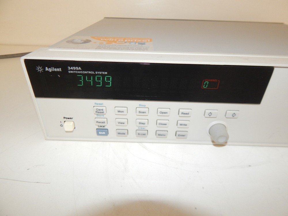 ^^ AGILENT HP HEWLETT PACKARD 3499A SWITCH CONTROL MAINFRAME (WVK98)