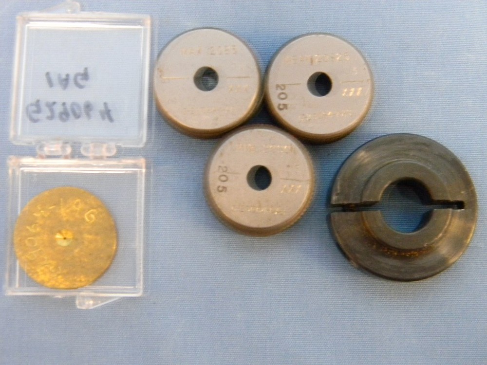 Sheffield Air Spindle Master Setting Rings /Kit .2080 .2085 ++