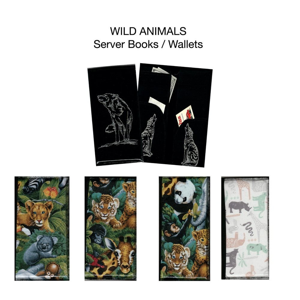 Wild Animals Material / Server Book - Wallet