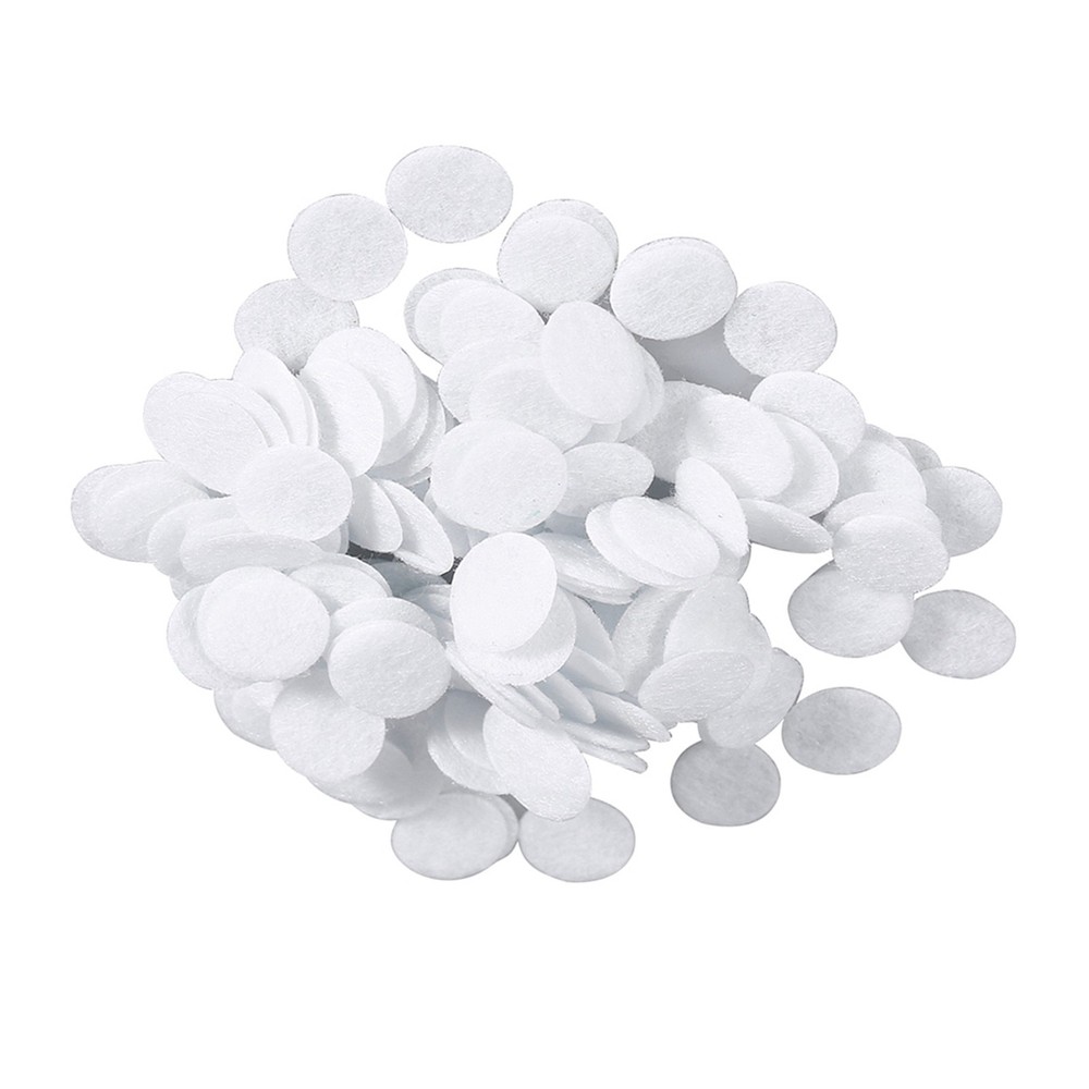 100pcs Cotton Filter Round Filtering Pads For Blackhead Removal Machine 40mm WT