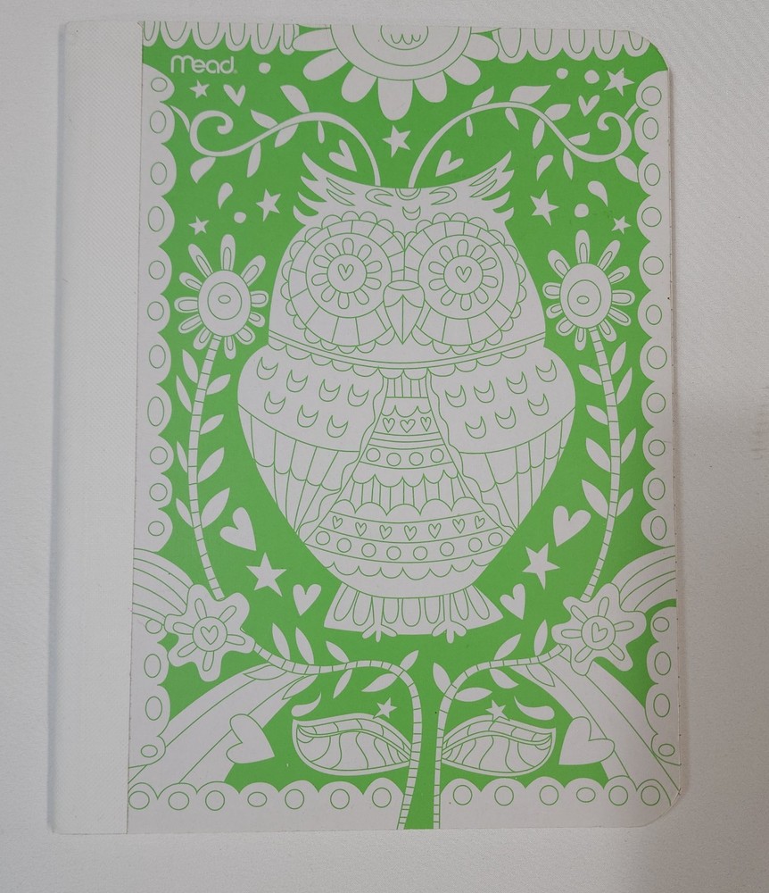 Set of 3 Lined Owl Notebooks Different Sizes & Styles