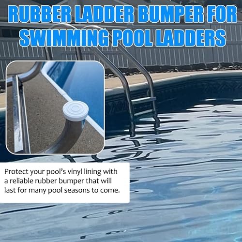 (-Pack, White) Inside Pools Ladder Bumpers for Inground Pools Inside Plug 2