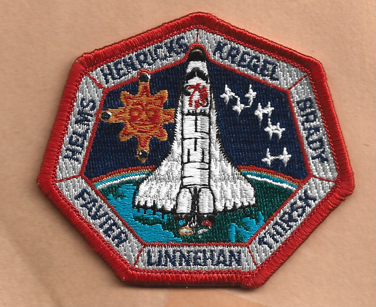 SHUTTLE COLUMBIA STS-78 PATCH 3 INCHES