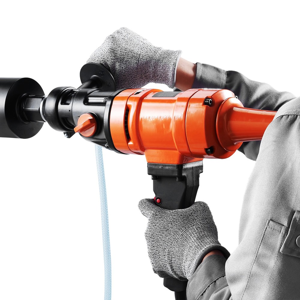 Diamond Core Drilling Machine, 4in Handheld Wet Concrete Core Drill Rig