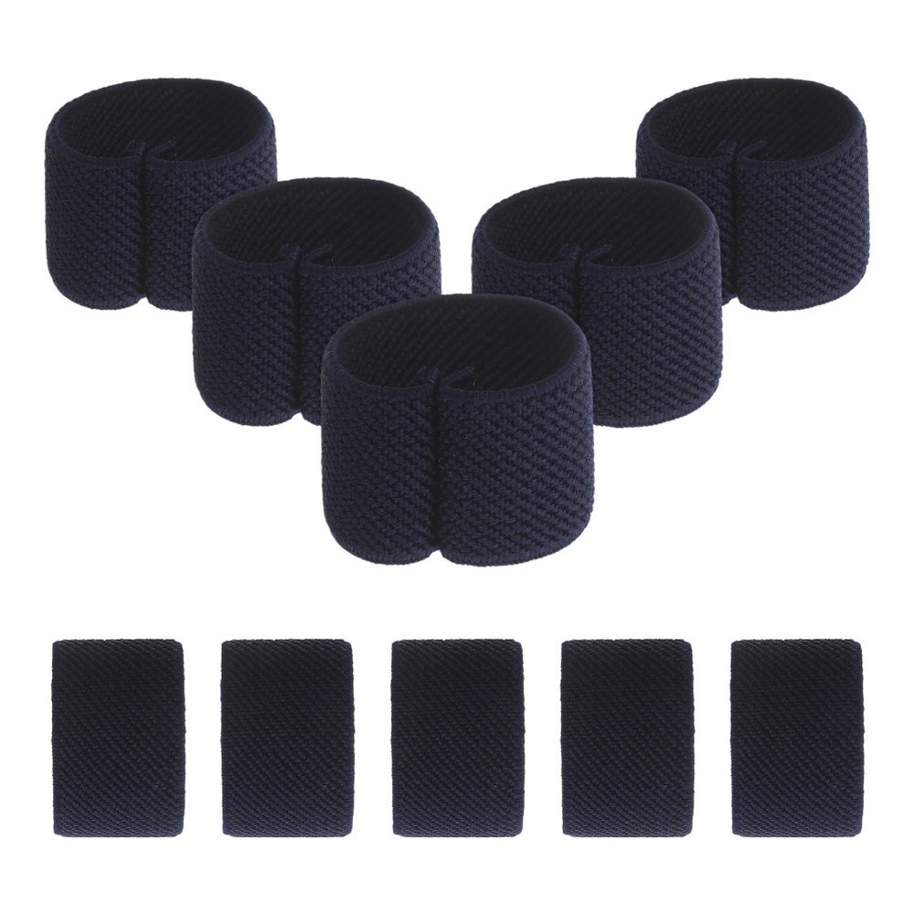 10pcs Elastic Belt Keepers: Nylon Belt Loop Strap, Utility Loop Stays, Webbing