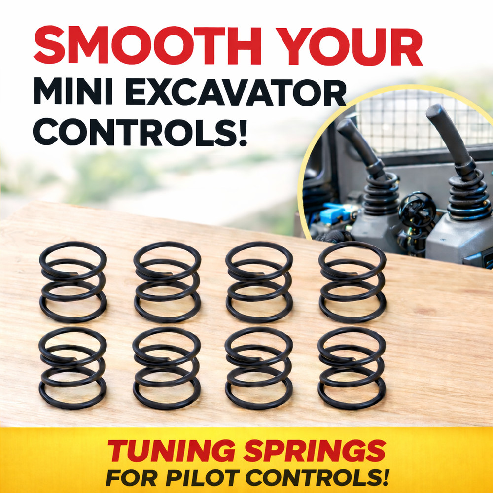Mini Excavator Pilot Control Spring Damping Tuning Kit
