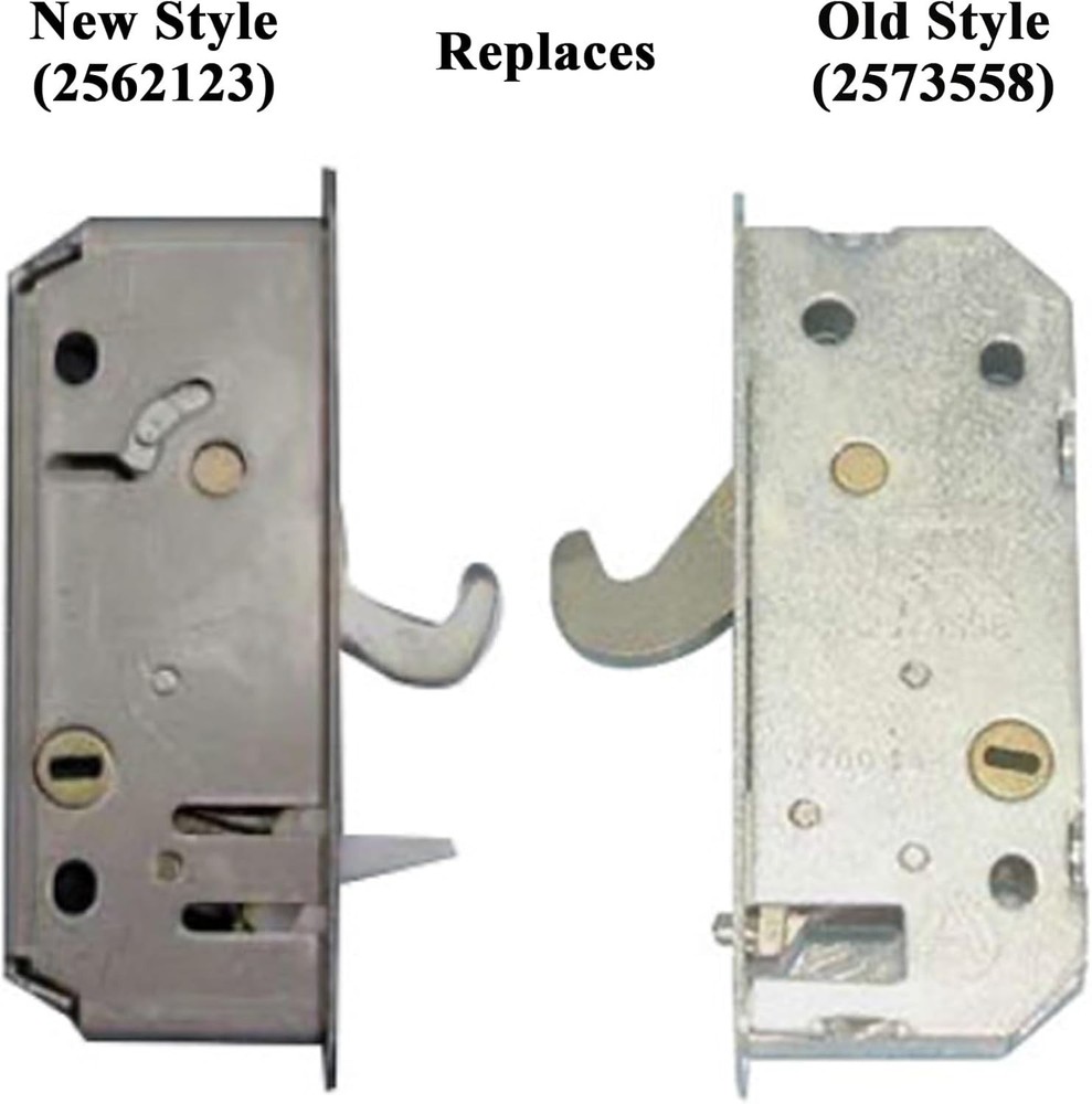Gliding Patio Door Mortise Lock Kit for Andersen 2-Panel Doors Replacement