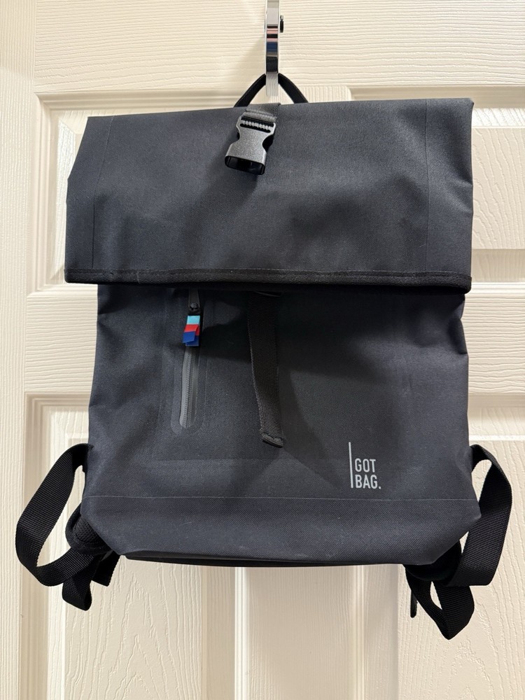 NWT Got Bag Small Rolltop 20L Backpack Black MSRP: $109