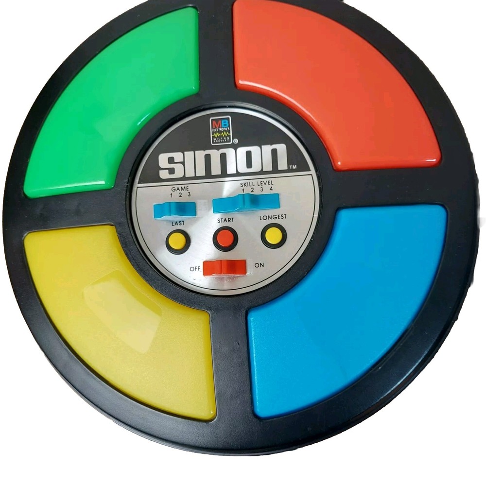 Original 1978 Simon Electronic Game With Box Milton Bradley Complete Working