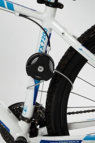 Bicycle Cable Lock Compact Lightweight Retractable Bike Lock Roller and Foldable