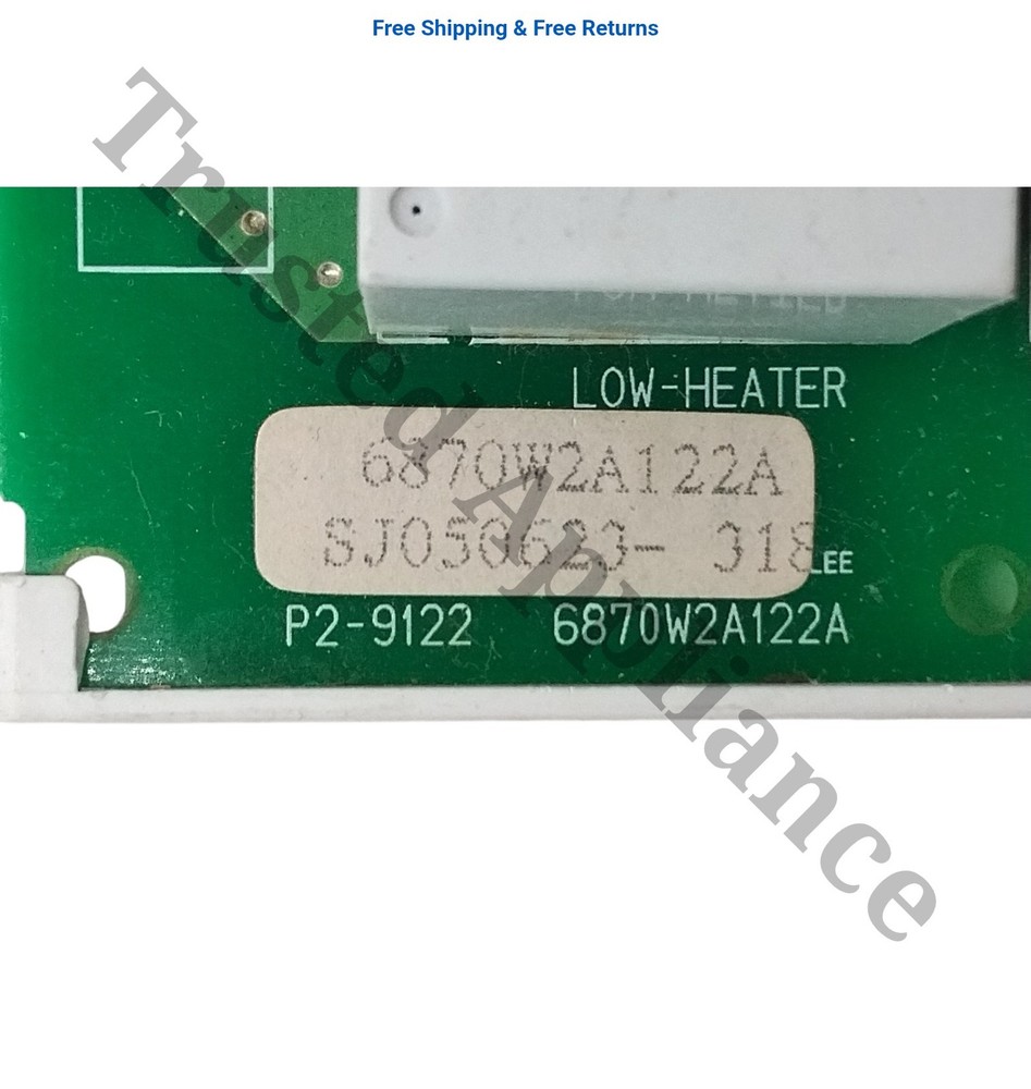 Microwave Main Control Board Electronic Controller PCB 6870W2A122A