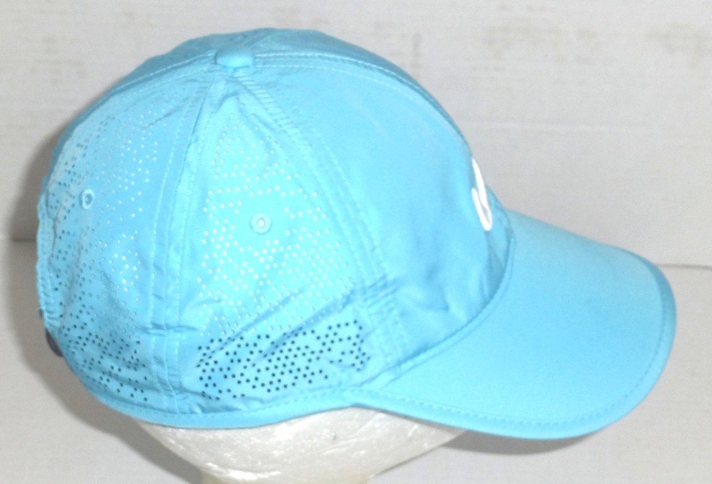 Nike Golf Hook & Loop Adjustable Vented Hat Light Blue HAS STAIN PLEASE READ