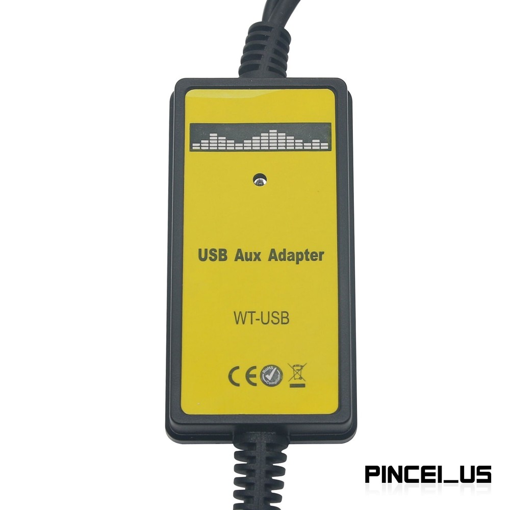 NEW AUX Input MP3 CD Interface Adapter Changer USB Cable + Reader pe66