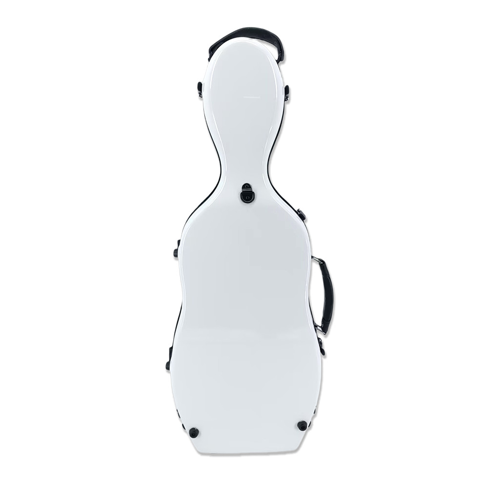 Advanced Viola Case Carbon Fiber Scratch-resistant Viola Box Strong Light White