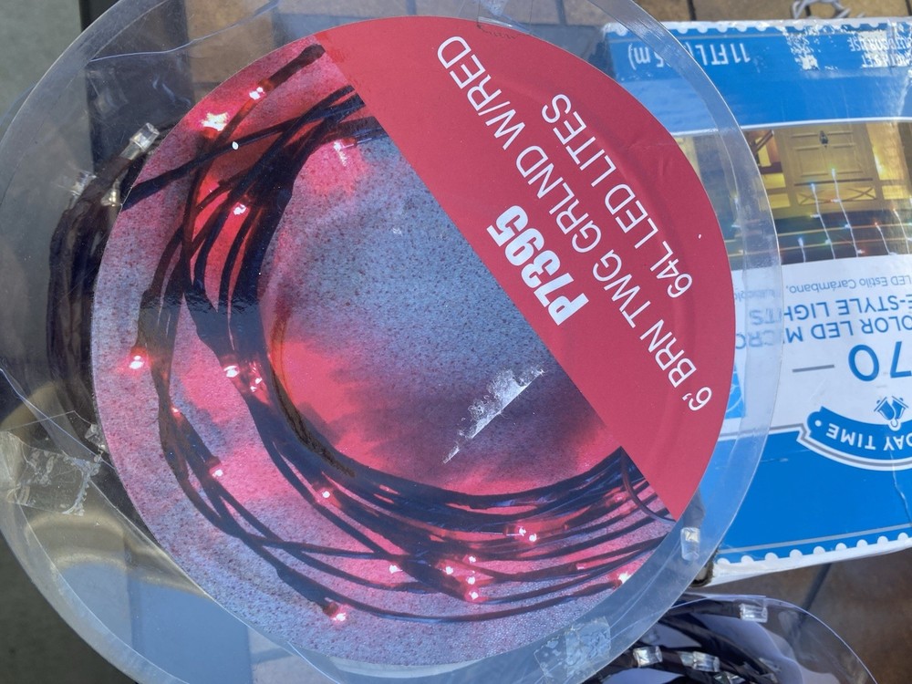 Assorted Christmas Lights ICICLES ROPE LED OUTDOORS AND MORE