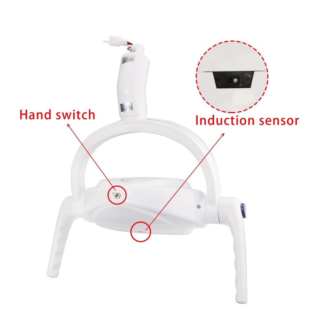 Dental Ceiling Mounted Induction Lamp 6 LED Shadowless Light Sensor Switch US
