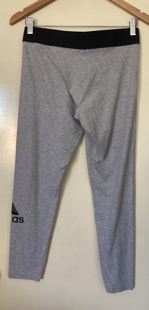 WOMENS ADIDAS GREY/BLACK PANTS SIZE M