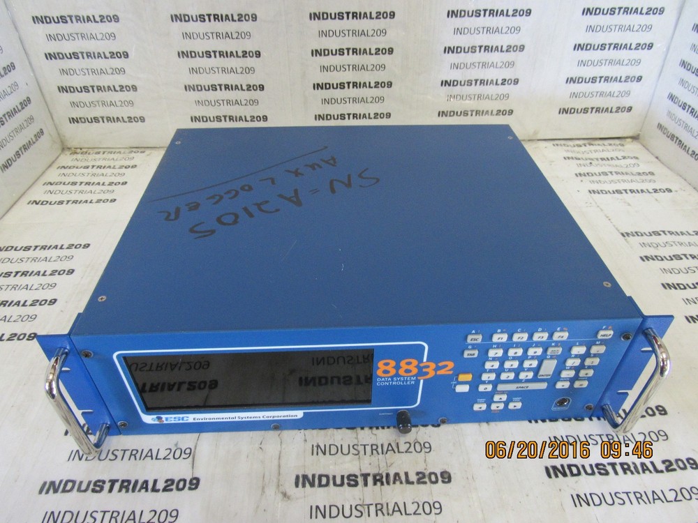 ESC ENVIROMENTAL SYSTEMS CORP 8832 DATA CONTROLLER S-132-0001 USED