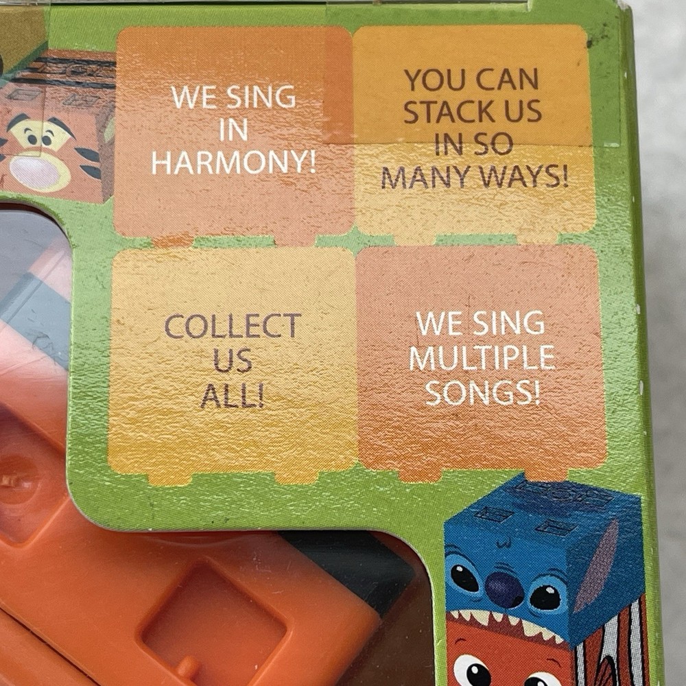 Disney Store CuBee Stackable Tigger Singing Exclusive NEW