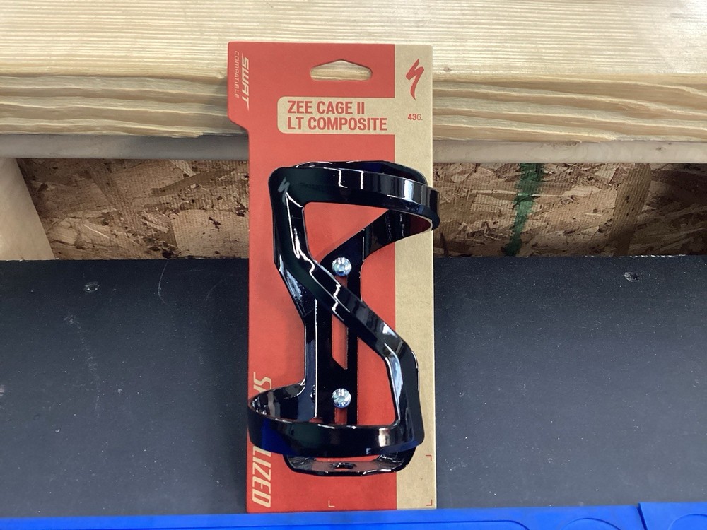 Specialized zee cage II, LT, Composite, Black, Water Bottle Cage