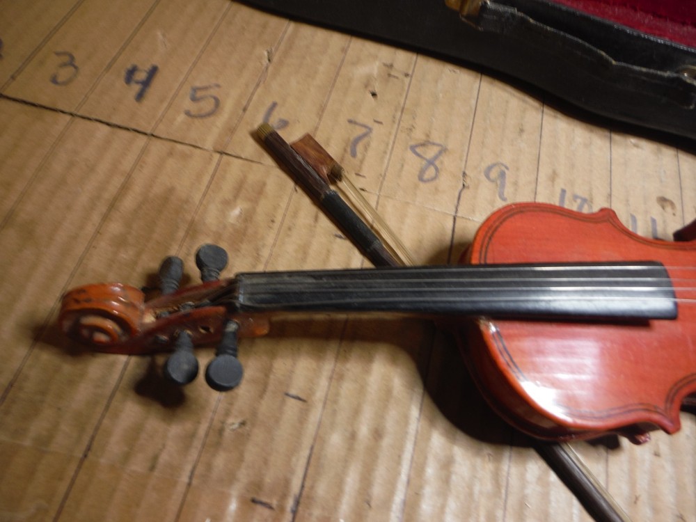 vintage miniature violin