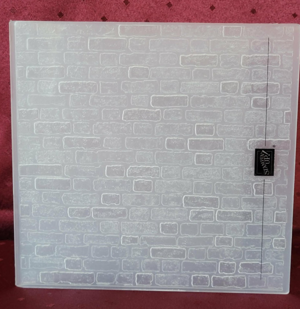 Stampin' Up! BRICK embossing folder
