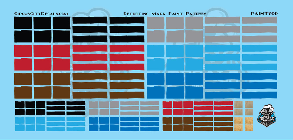 Reporting Mark Paint Patch Set HO Scale