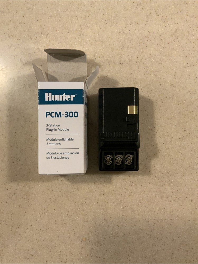 Hunter PCM-300 3-Station Module For Pro-C & HPC Irrigation Controller Black