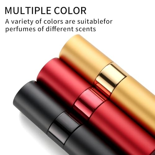 ​​Perfume Travel Refillable Atomizer 8ML (3PCS) - Empty Cologne Spray Black