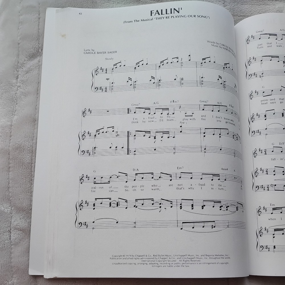 MARVIN HAMLISCH - BOOK SIGNED