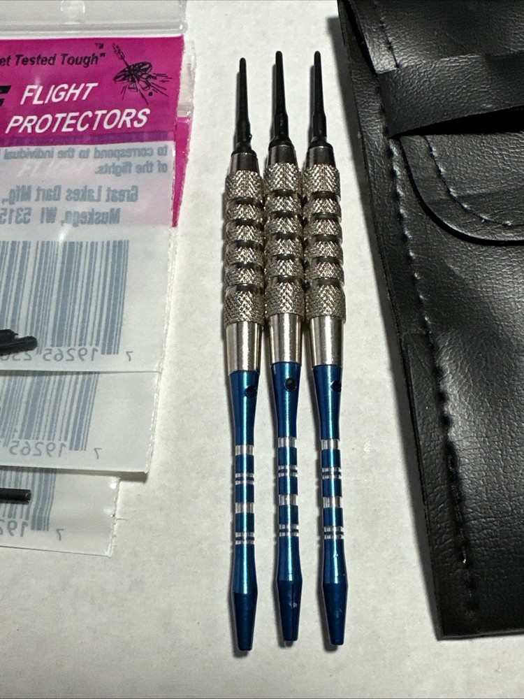 15GM Wolf Themed 3 Soft Tip Dart Set Bundle With Soft Case