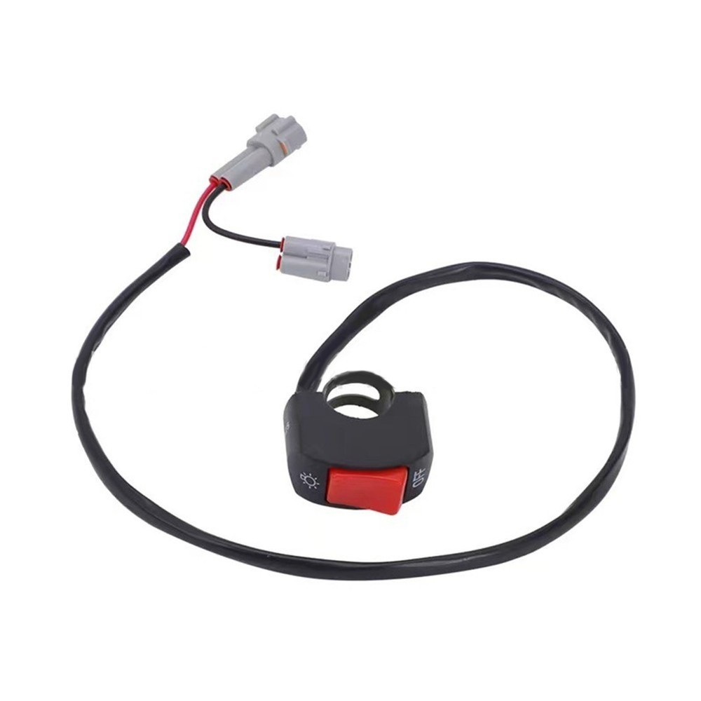 Handlebar Switch Handlebar On/Off 1 Set Black Headlight Switch High Quality