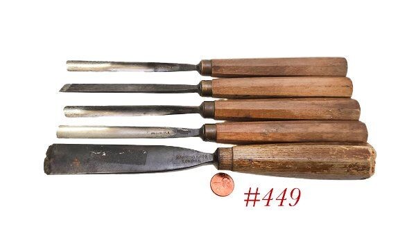 carving woodworking HERRING LONDON CHISEL TOOLS