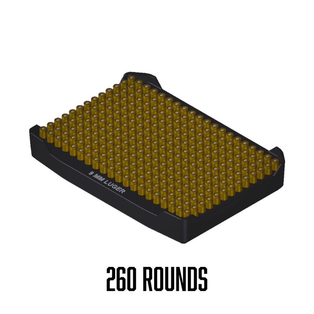 Pelican™ Vault V100 Pistol ammo double stack inserts
