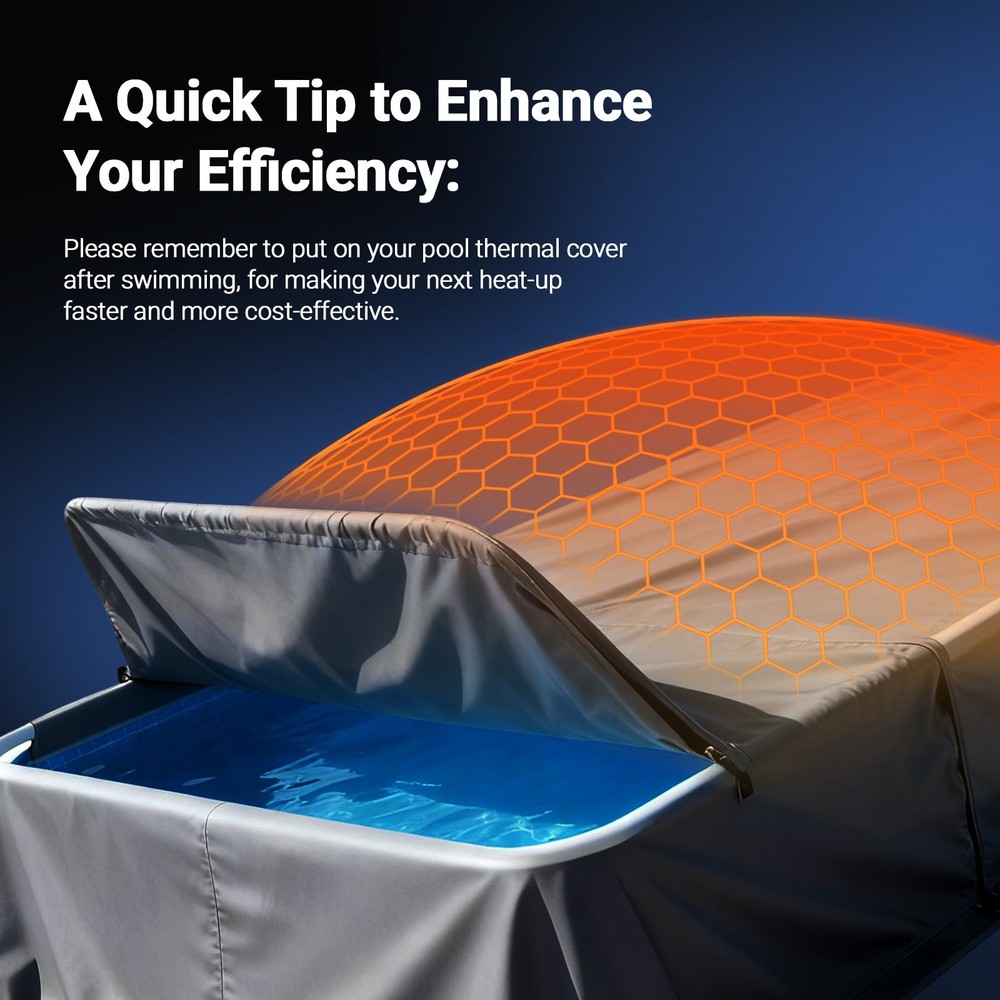 Inverter Pool Heater & Chiller 100000 BTU for 28000 Gallon