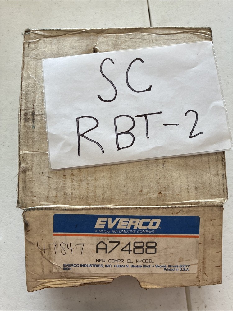 Everco Compressor Clutch With Coils A7488