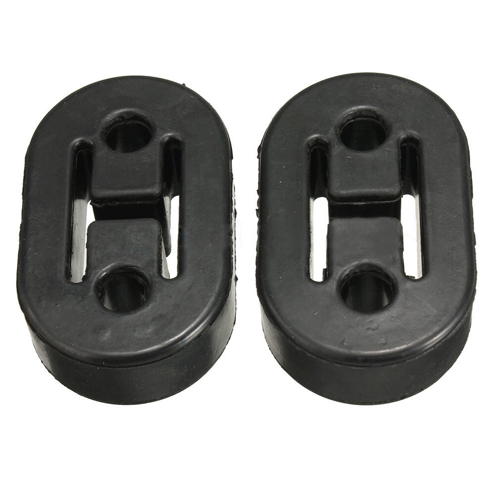 2Pack Heavy Duty Rubber Exhaust Tail Pipe Mount Bracket Hanger Bushing Insulator